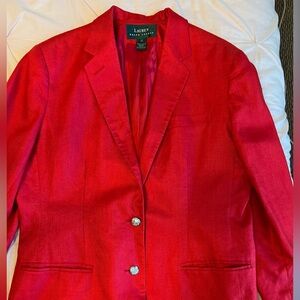 Ralph Lauren Red Blazer